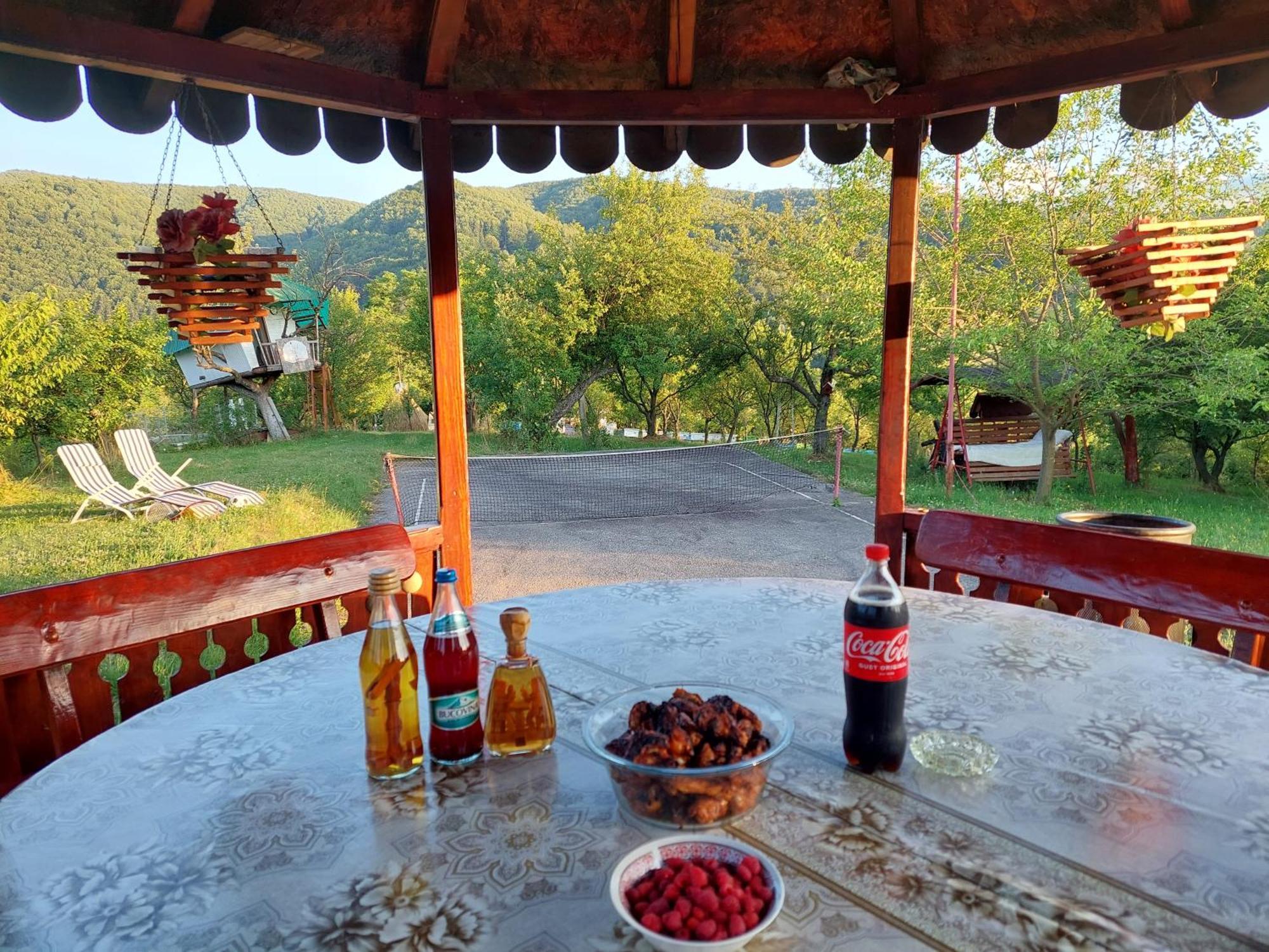 Cabana Cu Teren De Tenis -- Etaj Banita Bagian luar foto